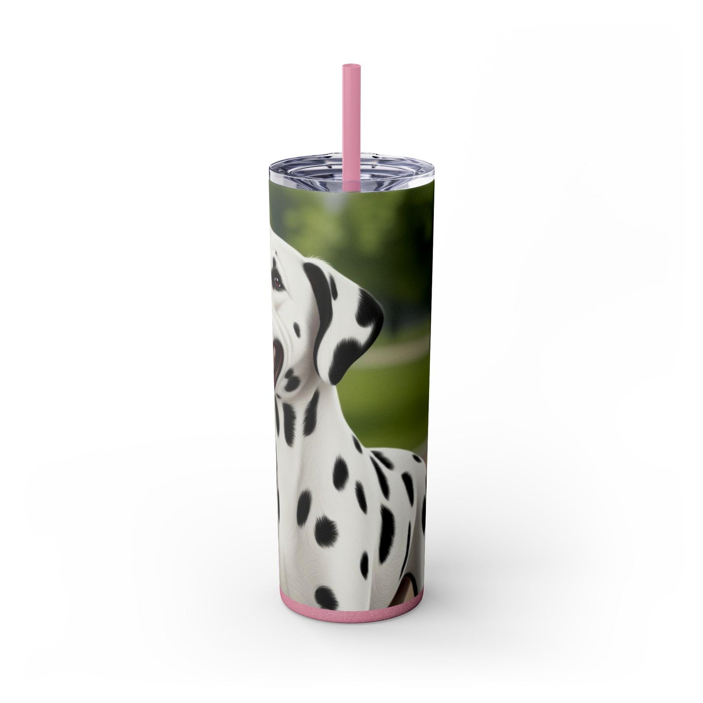 Skinny Tumbler with Straw – 20 oz Stainless Steel Cup