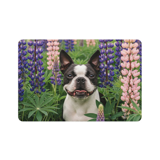 Pet Food Mat (12x18) - Boston Terrier