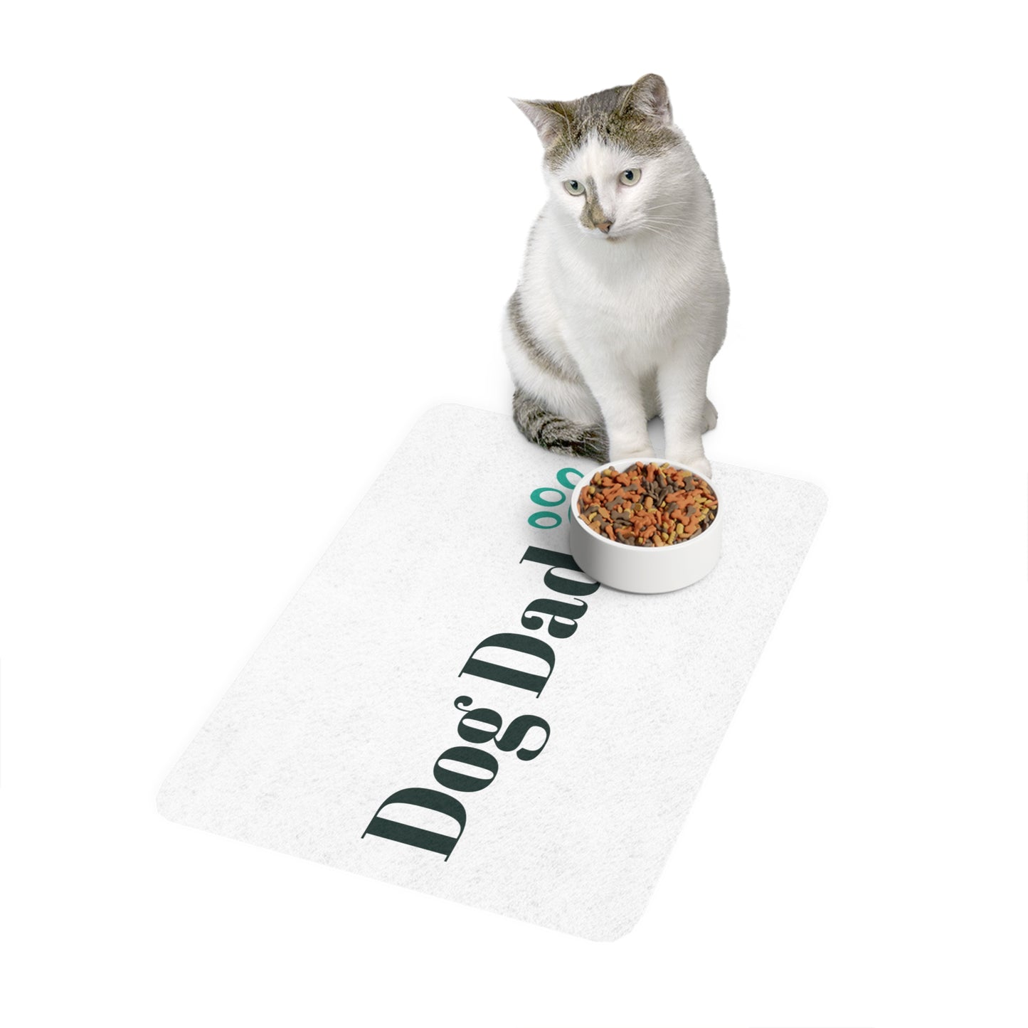 Pet Food Mat (12x18) - Dog Dad