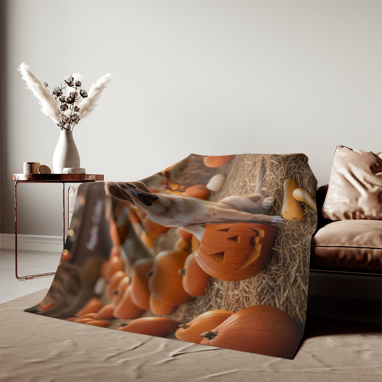 Autumn Pumpkin Patch Blanket
