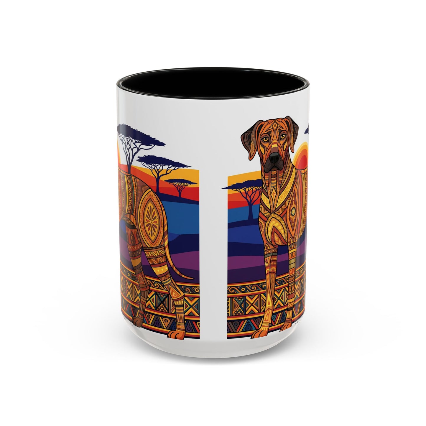 Taza de café con diseño de Rhodesian Ridgeback: el regalo perfecto para los amantes de los perros.