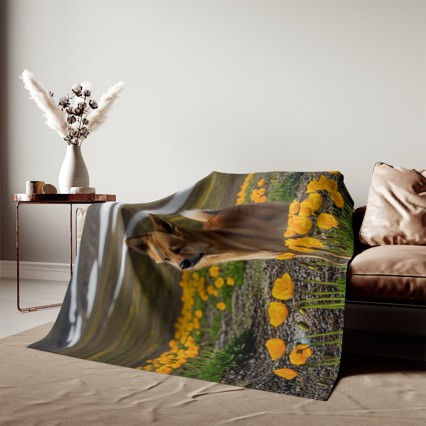 Norwegian Buhund Sweatshirt Blanket