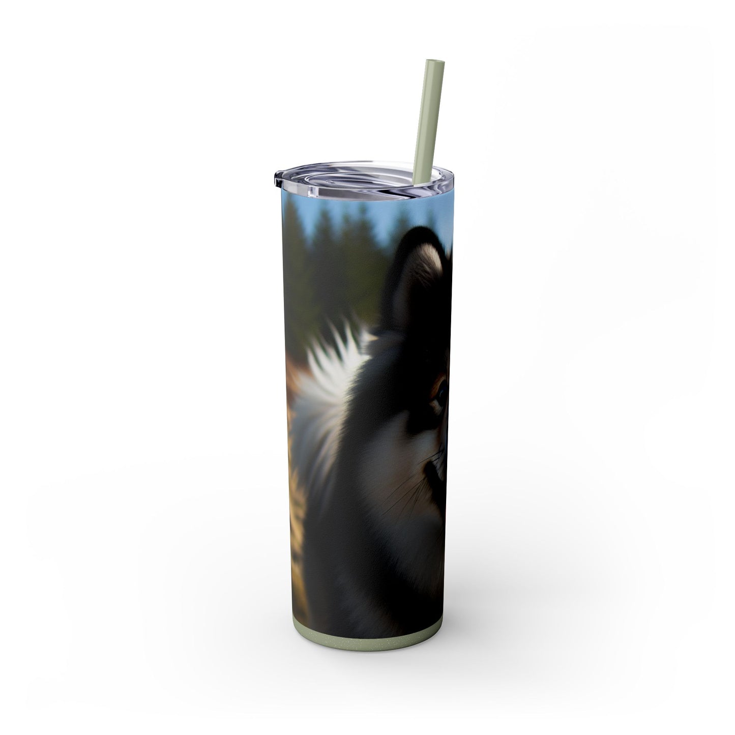 Norwegian Buhund Tumbler with Straw, 20oz