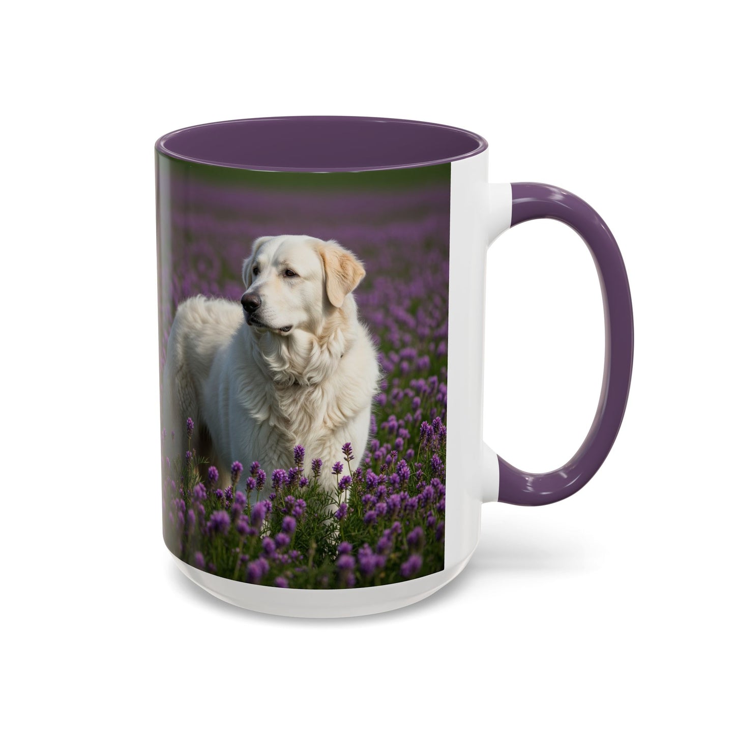 Taza de café con acento Kuvasz: regalo perfecto para los amantes de los perros