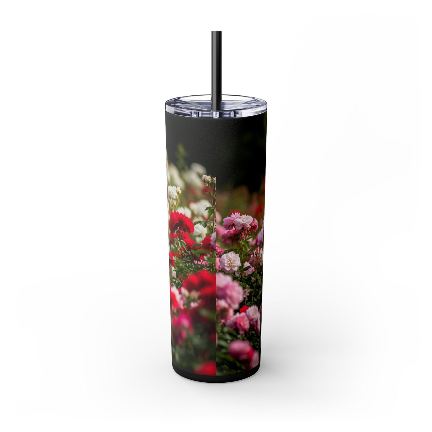 Skinny Tumbler with Straw – 20 oz Stainless Steel Cup