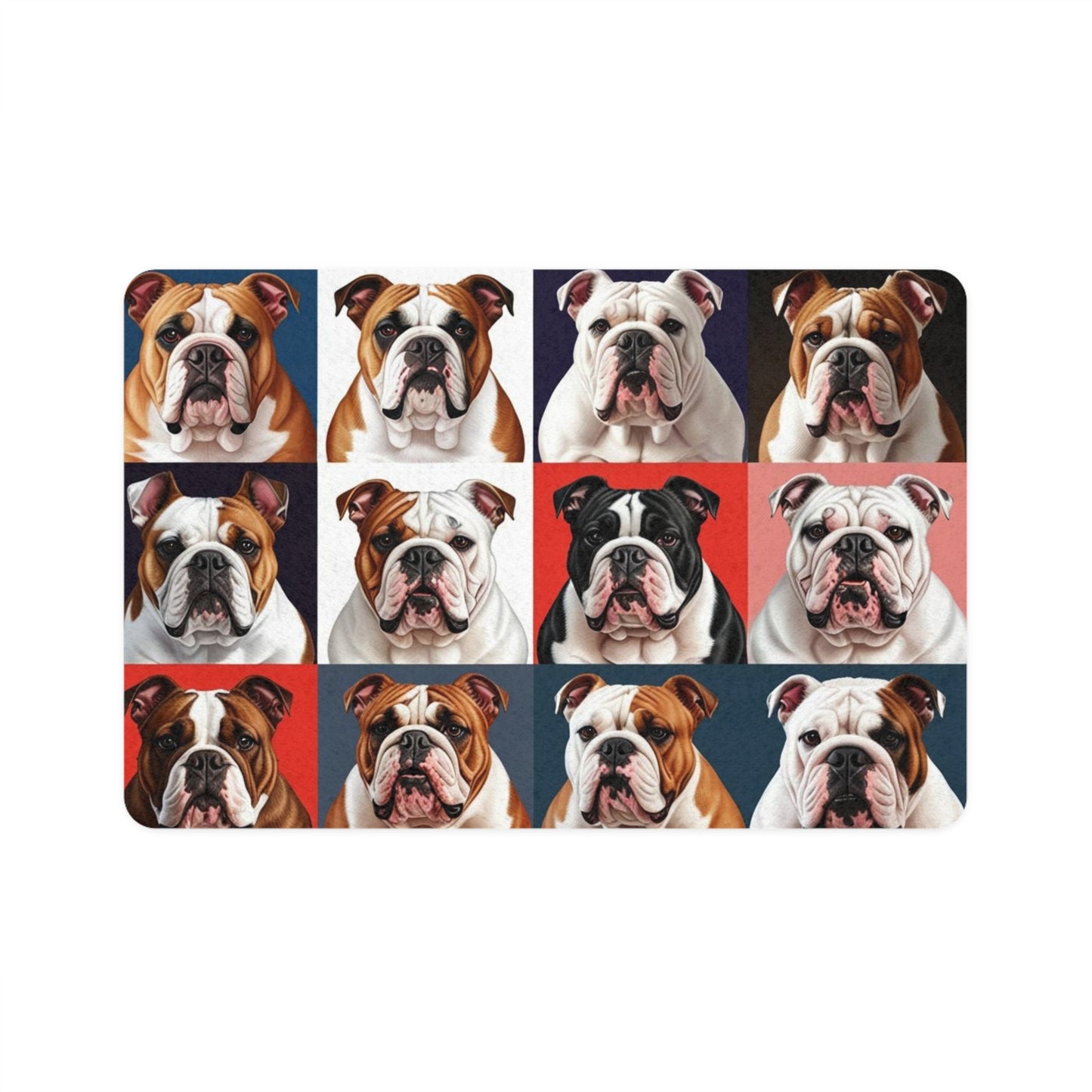 Pet Food Mat (12x18) - Bulldogs