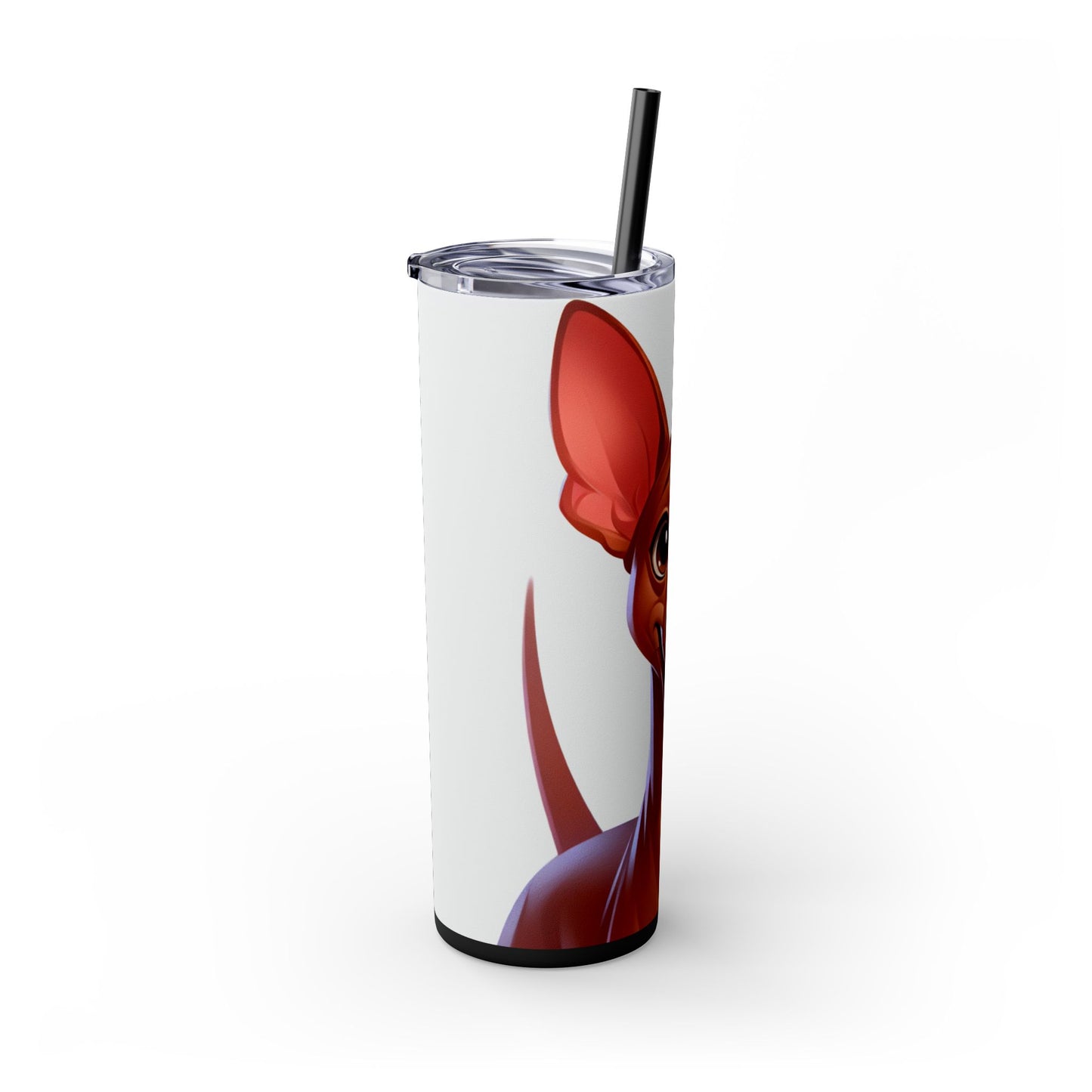 Vaso Cirneco dell'Etna con pajita, 20 oz