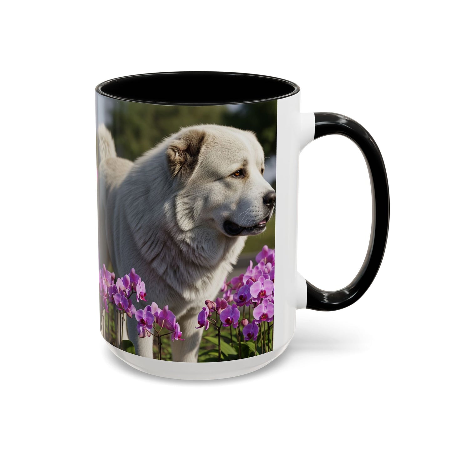 Caucasian Shepherd Dog Accent Coffee Mug - Perfect Gift for Dog Lovers