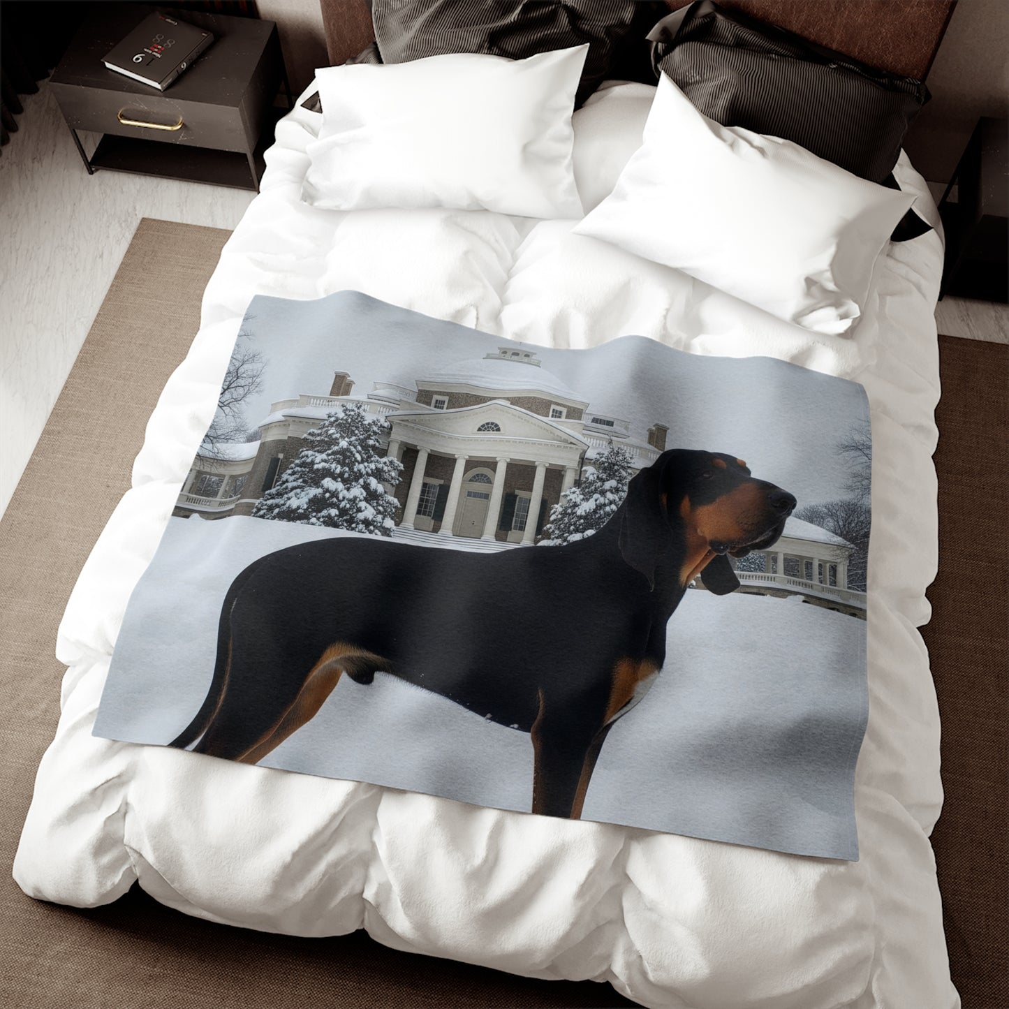 Black and Tan Coonhound Blanket