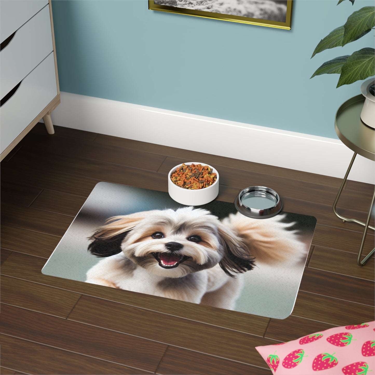 Pet Food Mat (12x18) - Lowchen