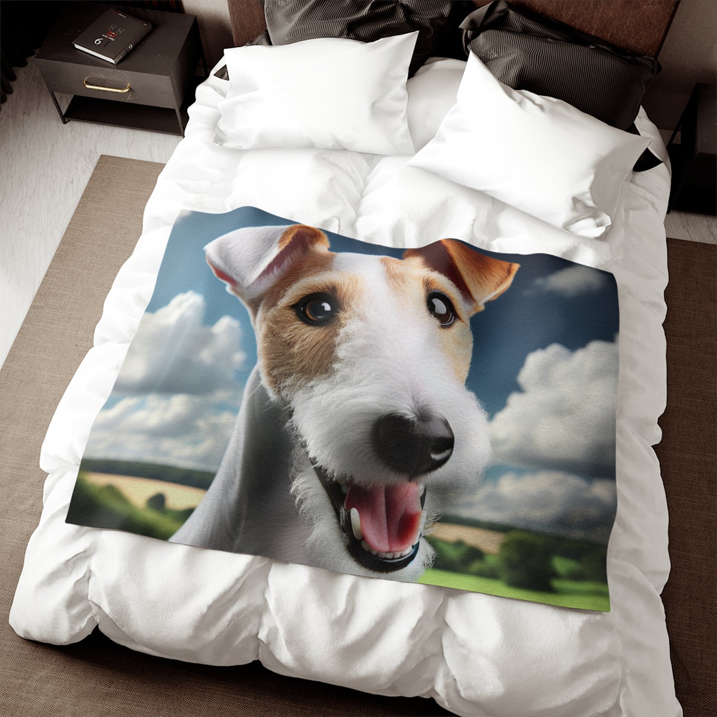 Couverture en sweat-shirt pour Fox Terrier à poil lisse