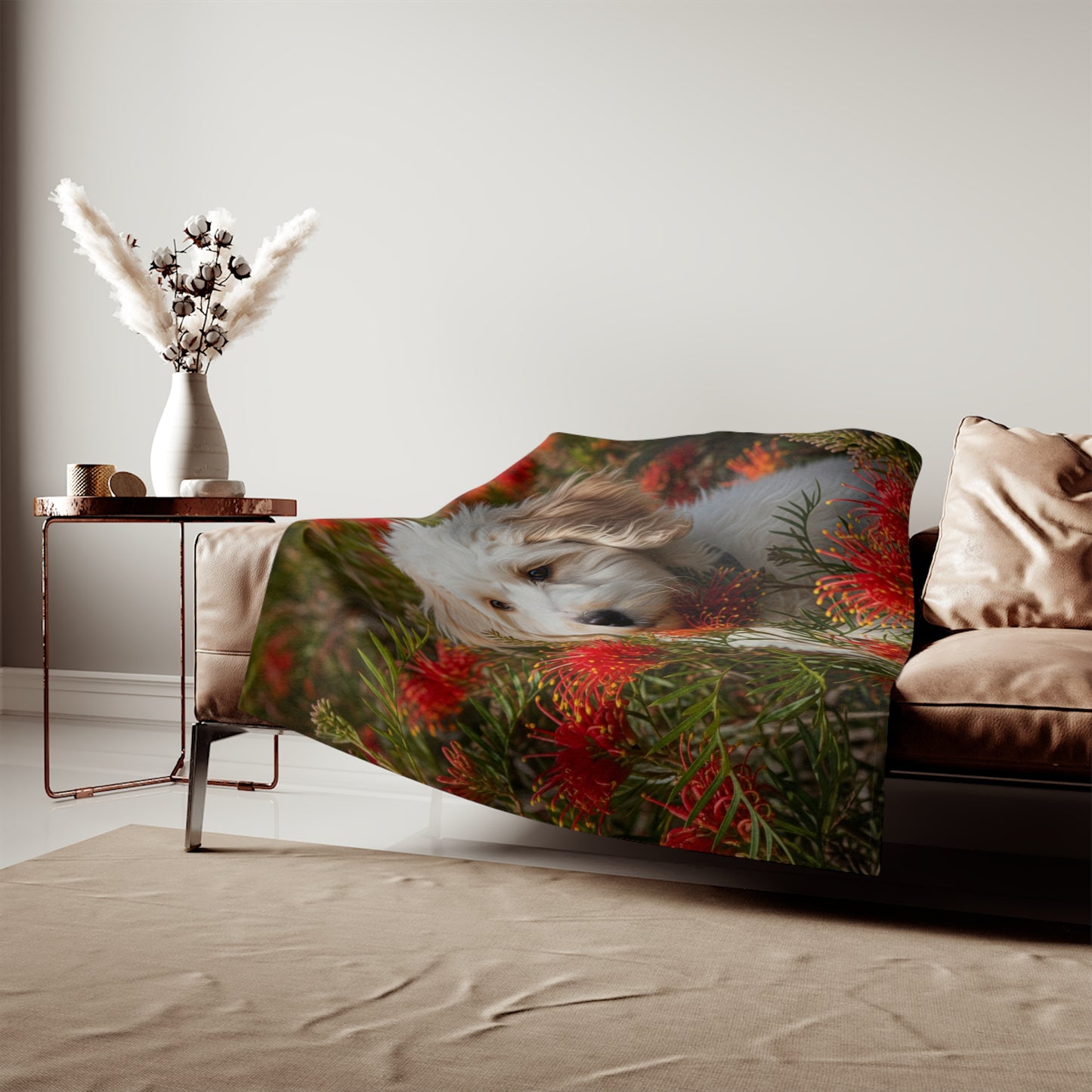 Labradoodle Sweatshirt Blanket