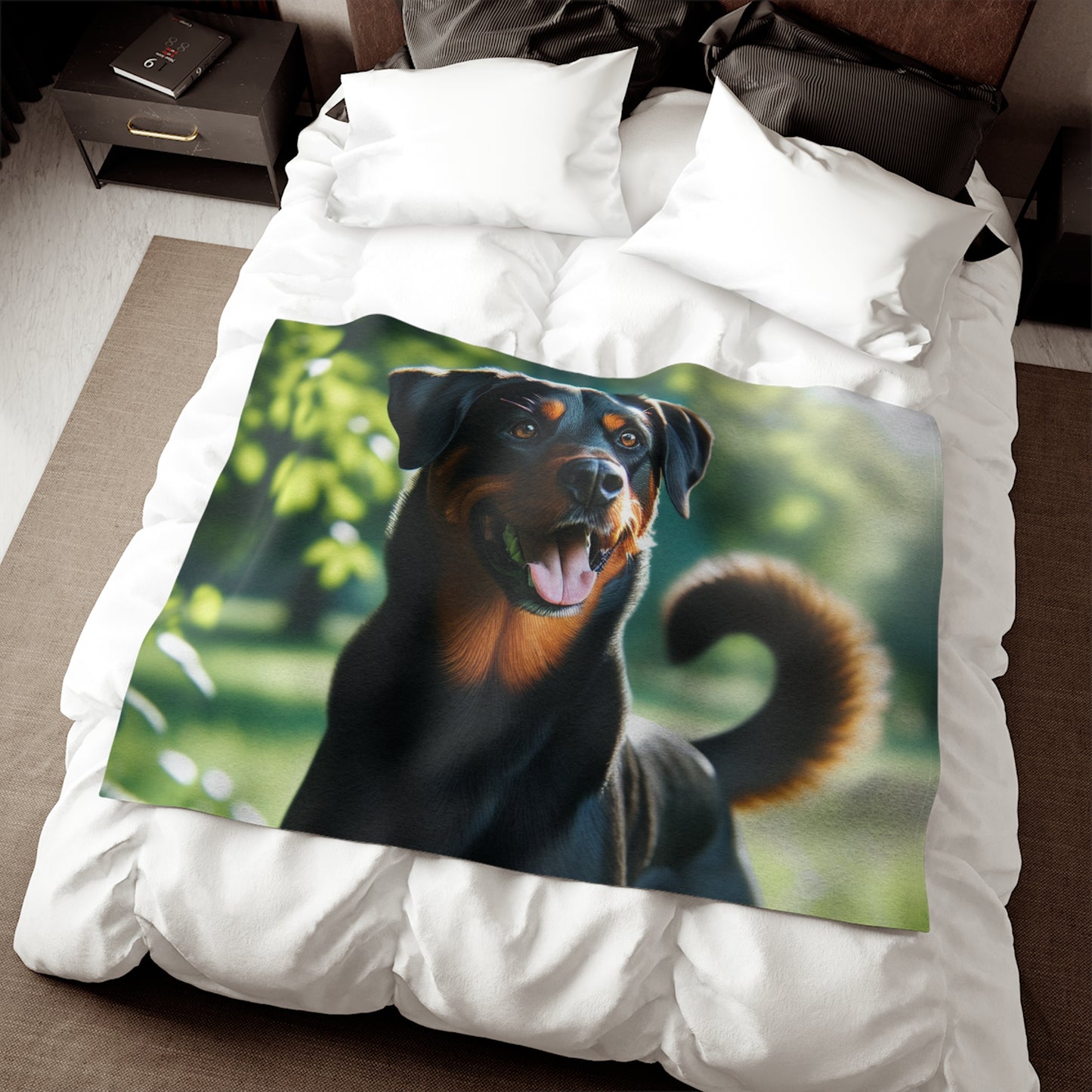 Beauceron Sweatshirt Blanket