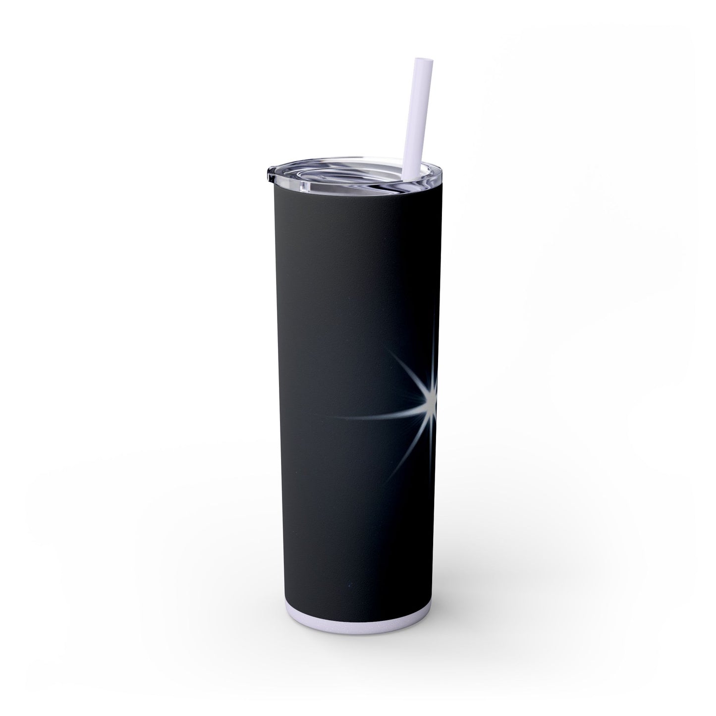 North Star Skinny Tumbler with Straw, 20oz