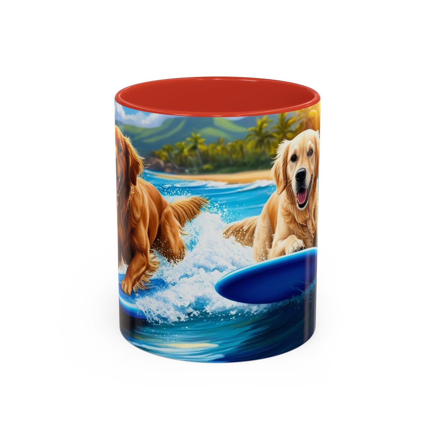 Taza de café con detalles de Surf Dogs: el regalo perfecto para los amantes de los perros