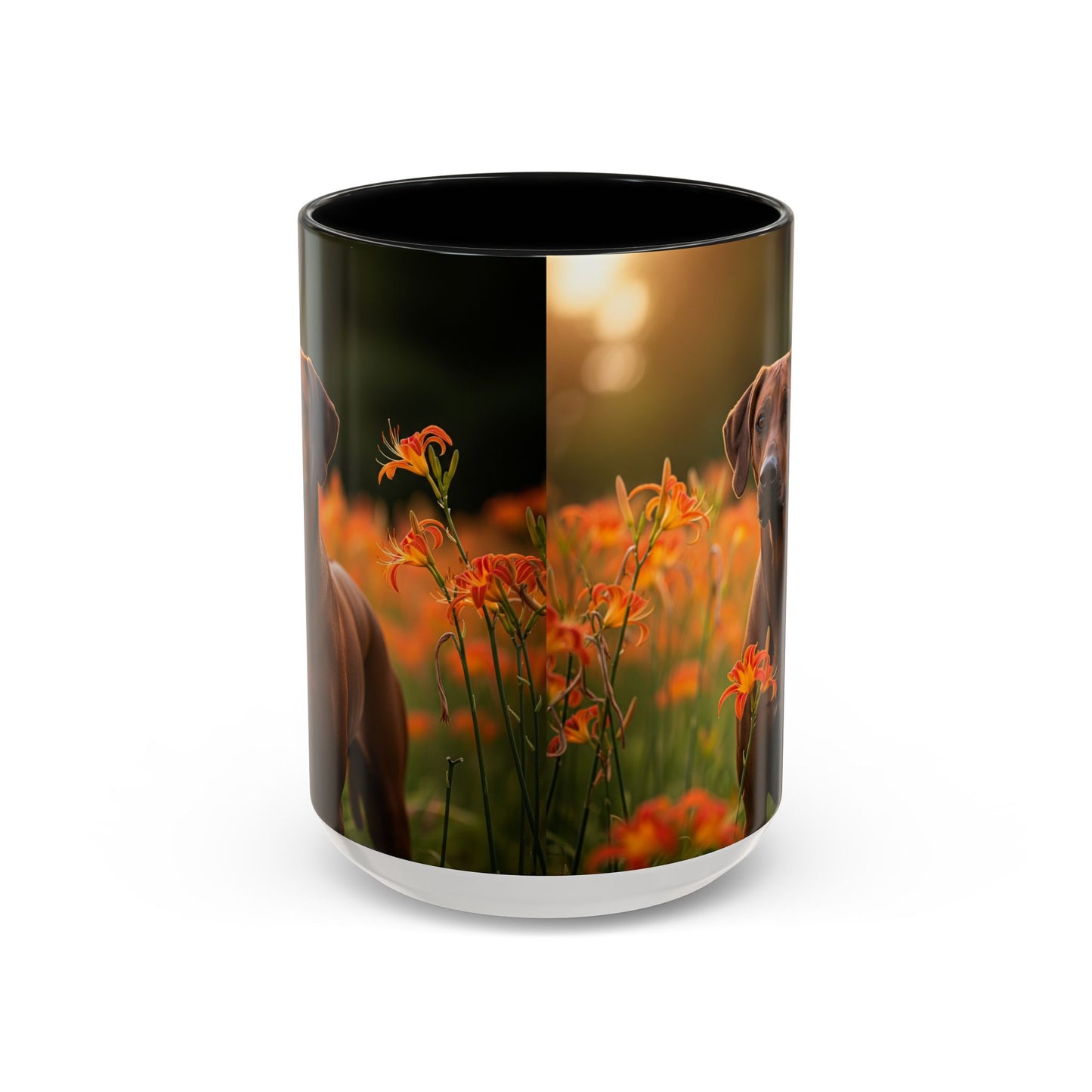 Taza de café con diseño de Rhodesian Ridgeback: el regalo perfecto para los amantes de los perros.