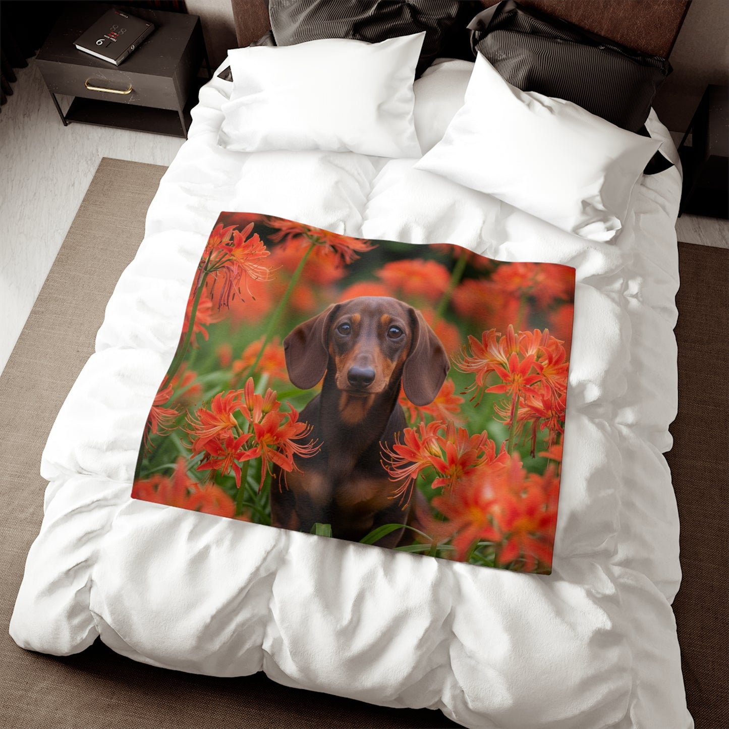 Dachshund Sweatshirt Blanket