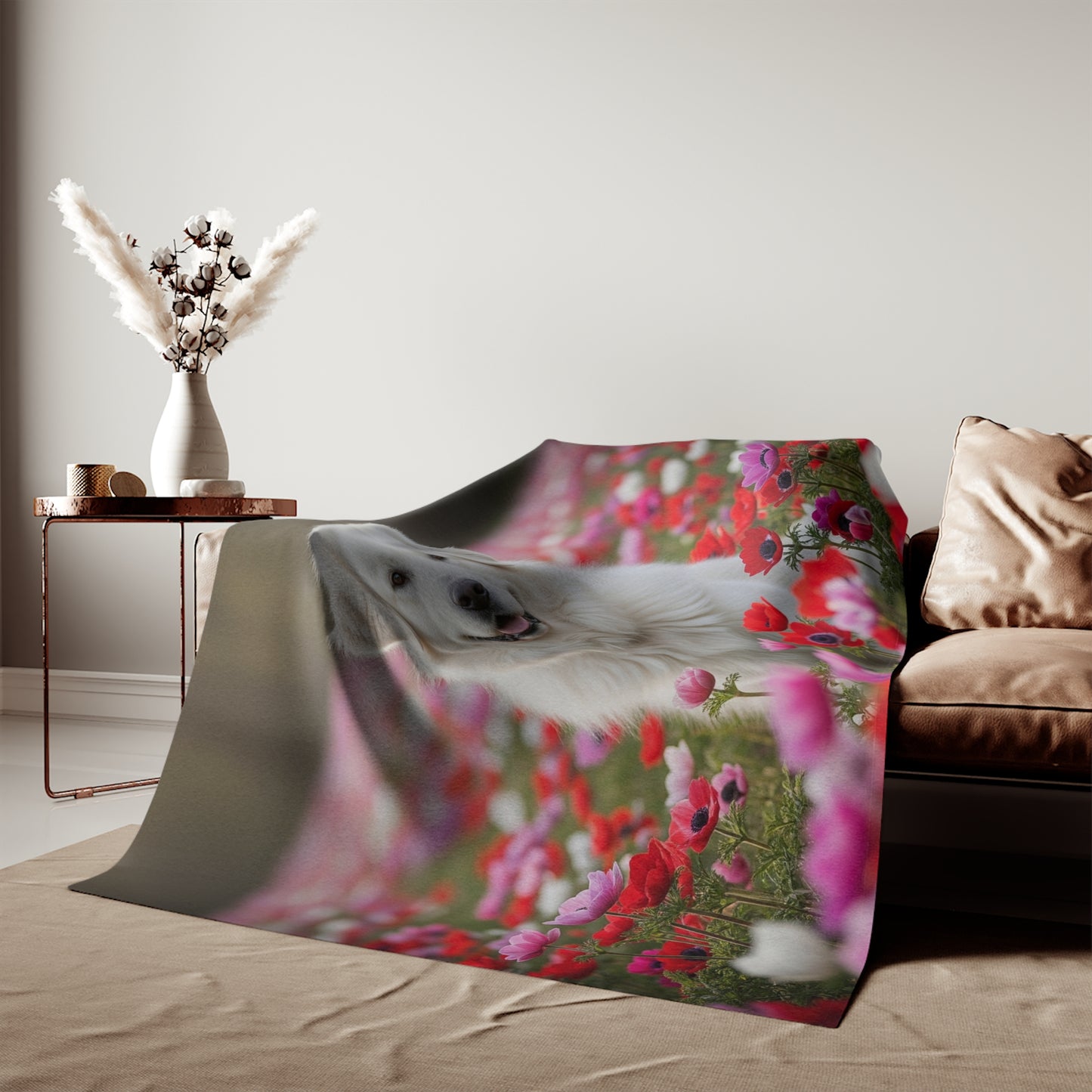 Maremma Sheepdog Sweatshirt Blanket