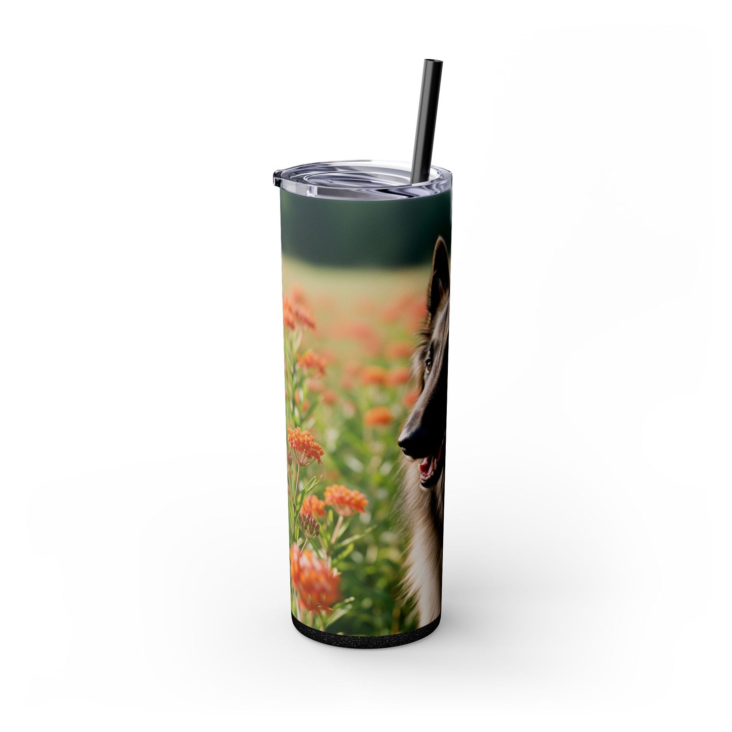 Belgian Tervuren Tumbler with Straw, 20oz