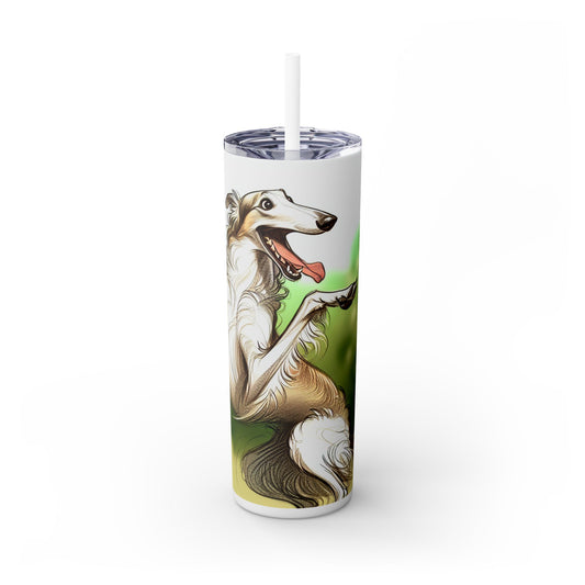 Borzoi Tumbler with Straw, 20oz