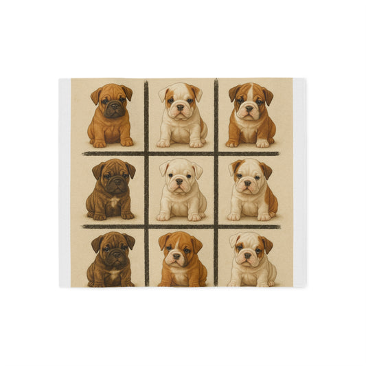 Bulldog puppies Sweatshirt Blanket