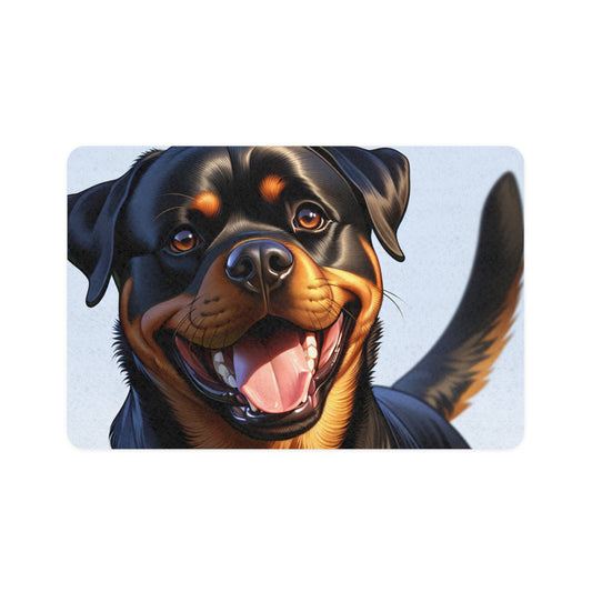 Pet Food Mat (12x18) - Rottweiler