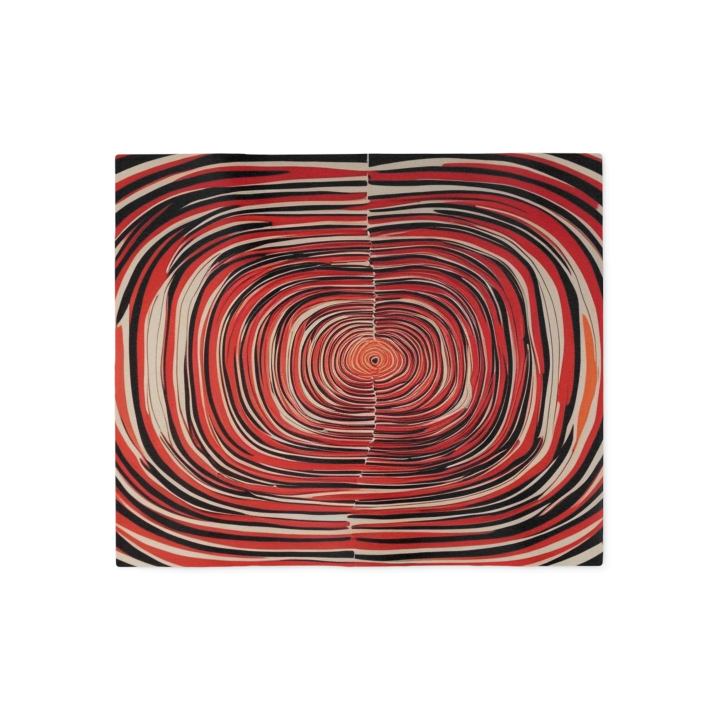 Sweat-shirt/couverture à illusion d'optique