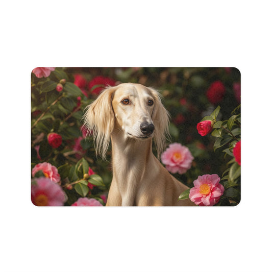 Pet Food Mat (12x18) - Chinese Saluki
