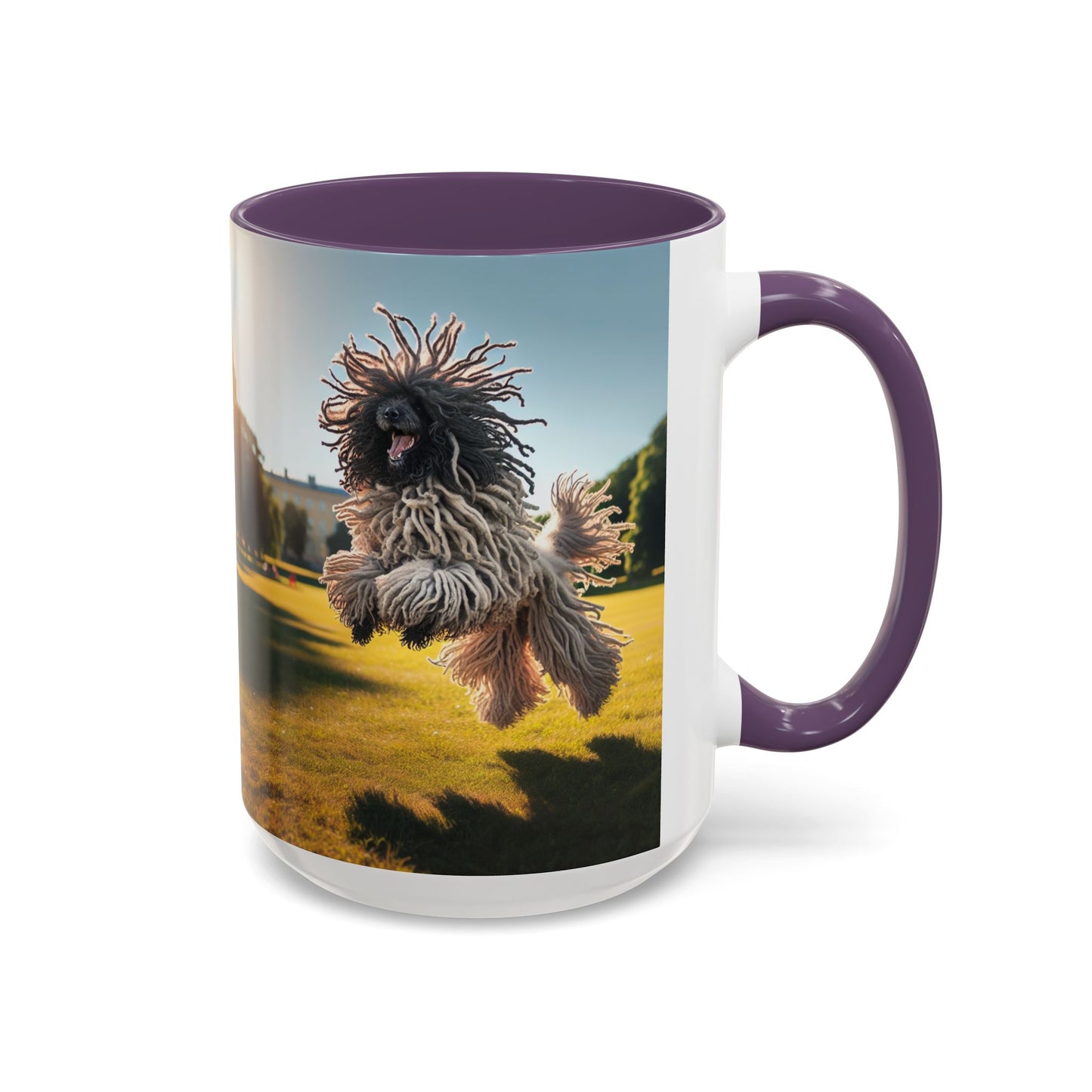 Puli Accent Coffee Mug - Perfect Gift for Dog Lovers