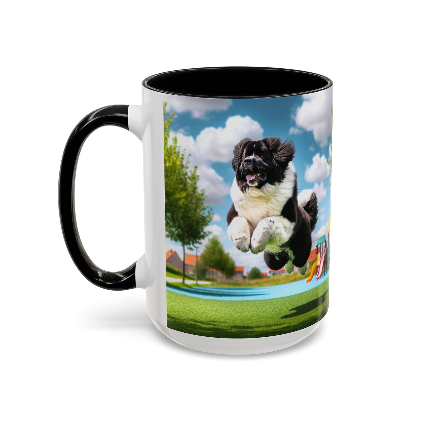 Taza de café con acento Landseer: el regalo perfecto para los amantes de los perros