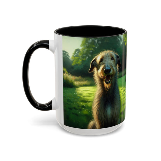 Irish Wolfhound Accent Coffee Mug - Perfect Gift for Dog Lovers
