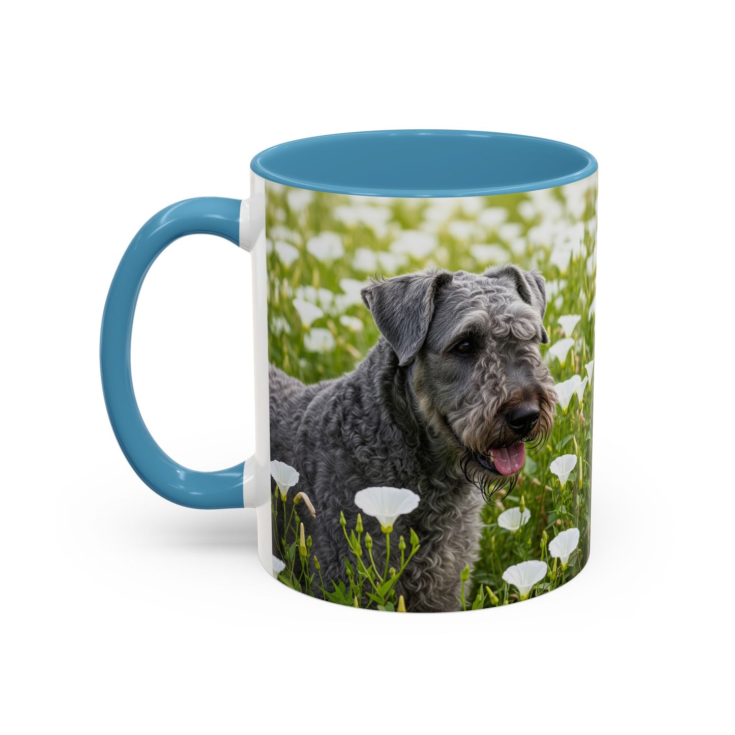 Taza de café con diseño de Kerry Blue Terrier: el regalo perfecto para los amantes de los perros.