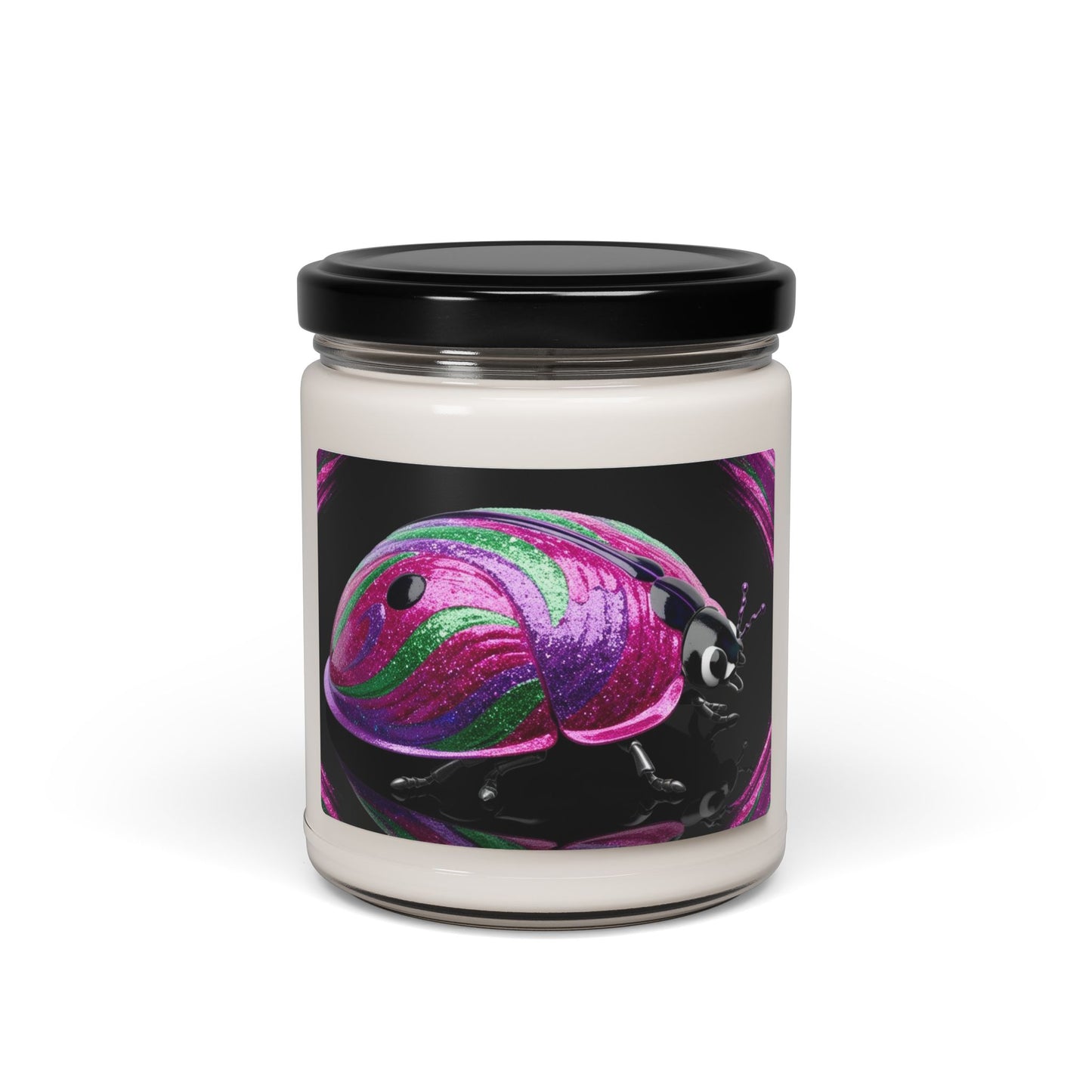 Psychedelic Ladybug- Scented Soy Candle, 9oz