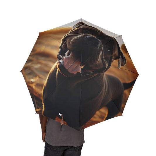 Cane Corso Semi-Automatic Foldable Umbrella