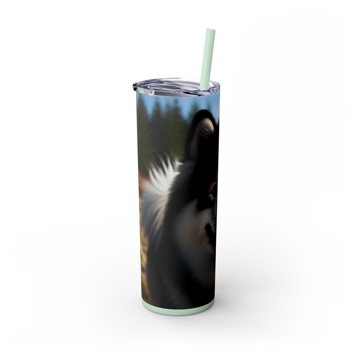 Norwegian Buhund Tumbler with Straw, 20oz