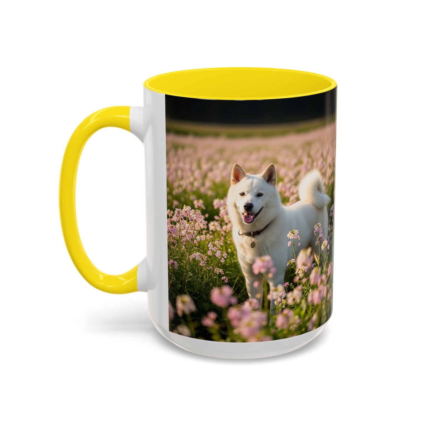 Mug Kishu Ken Accent Coffee - Cadeau idéal pour les amoureux des chiens