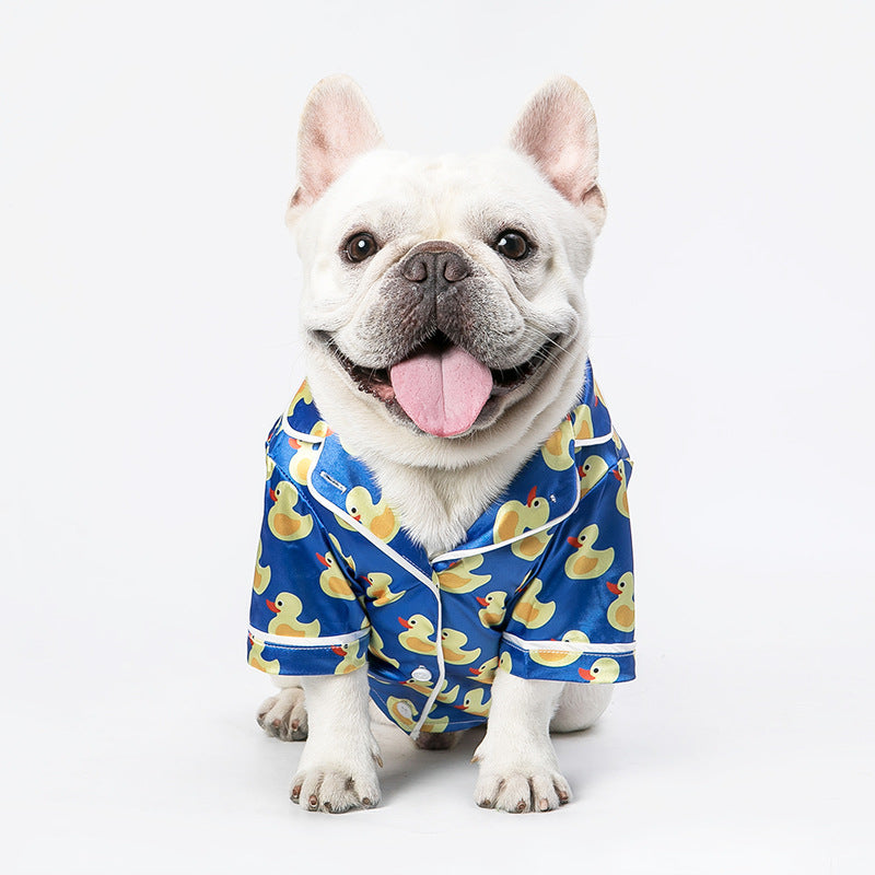 Pijama de seda de pato para mascotas
