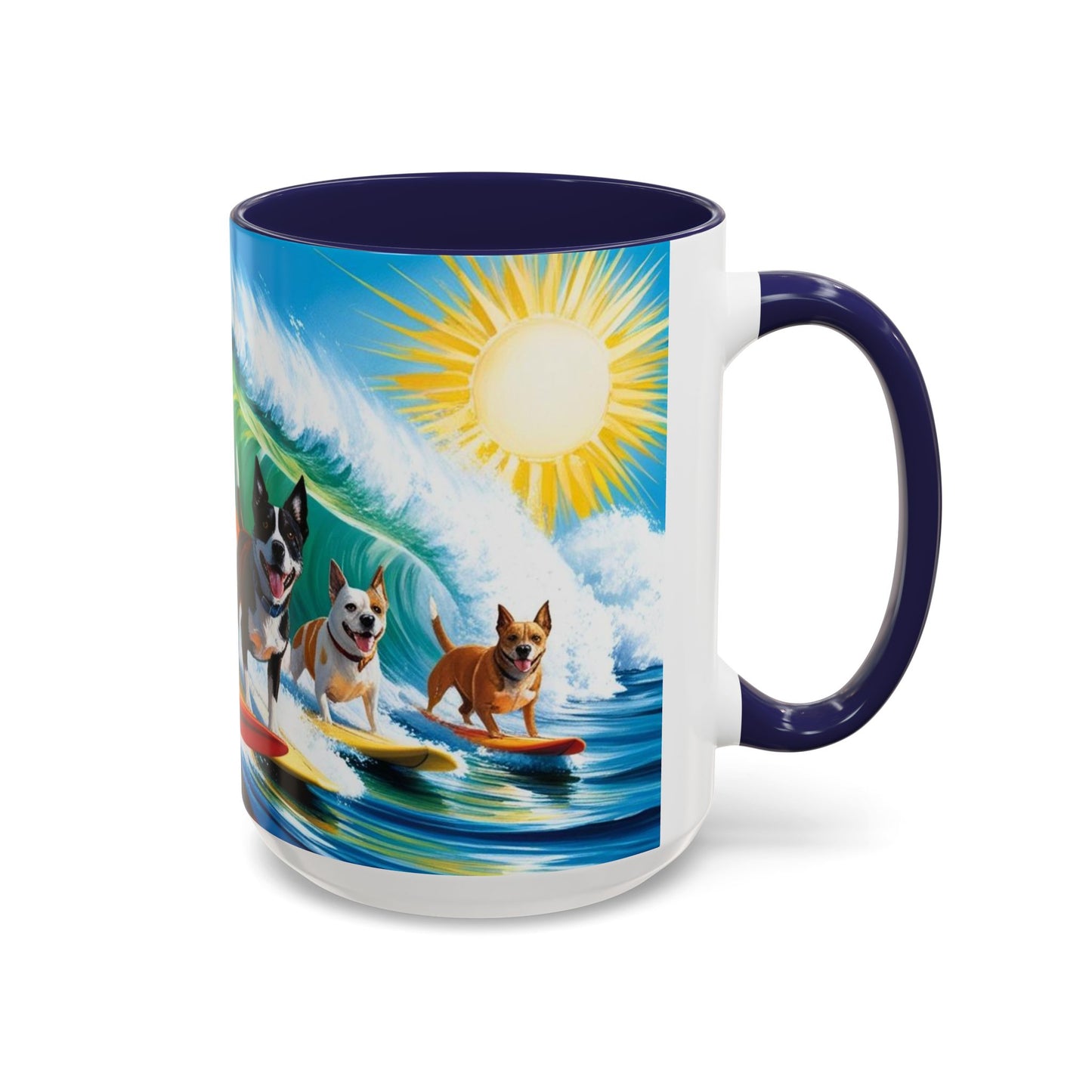 Taza de café con detalles de Surf Dogs: el regalo perfecto para los amantes de los perros