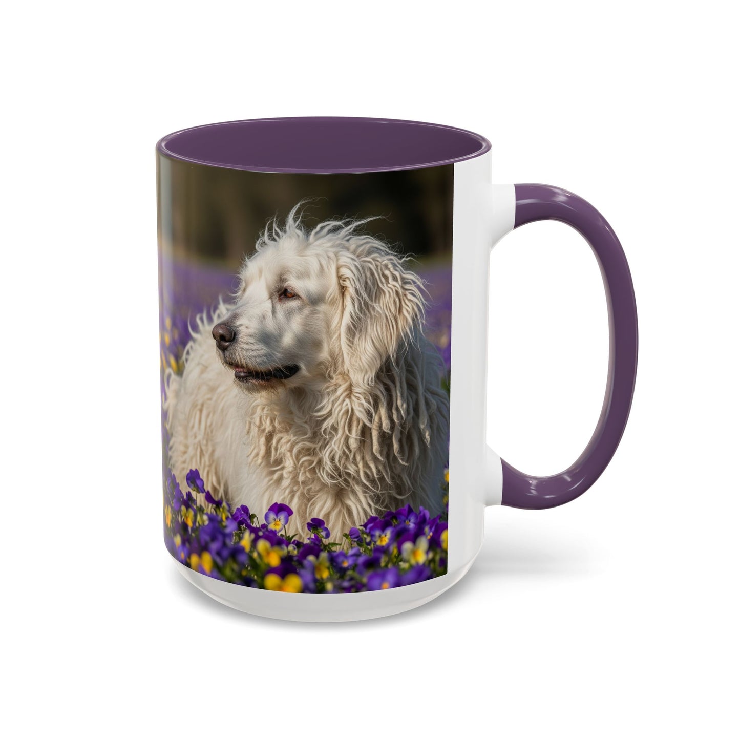 Taza de café con detalles de Komondor: el regalo perfecto para los amantes de los perros