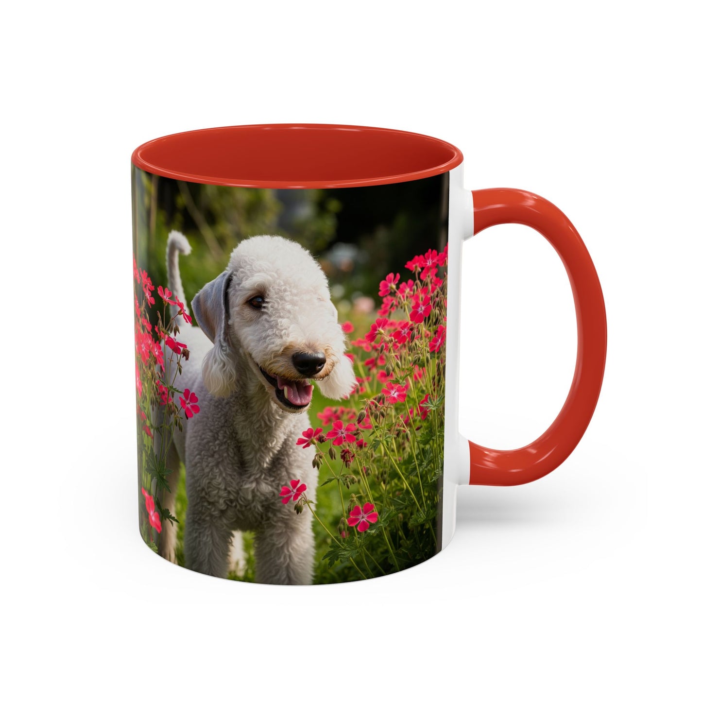 Bedlington Terrier Accent Coffee Mug - Perfect Gift for Dog Lovers