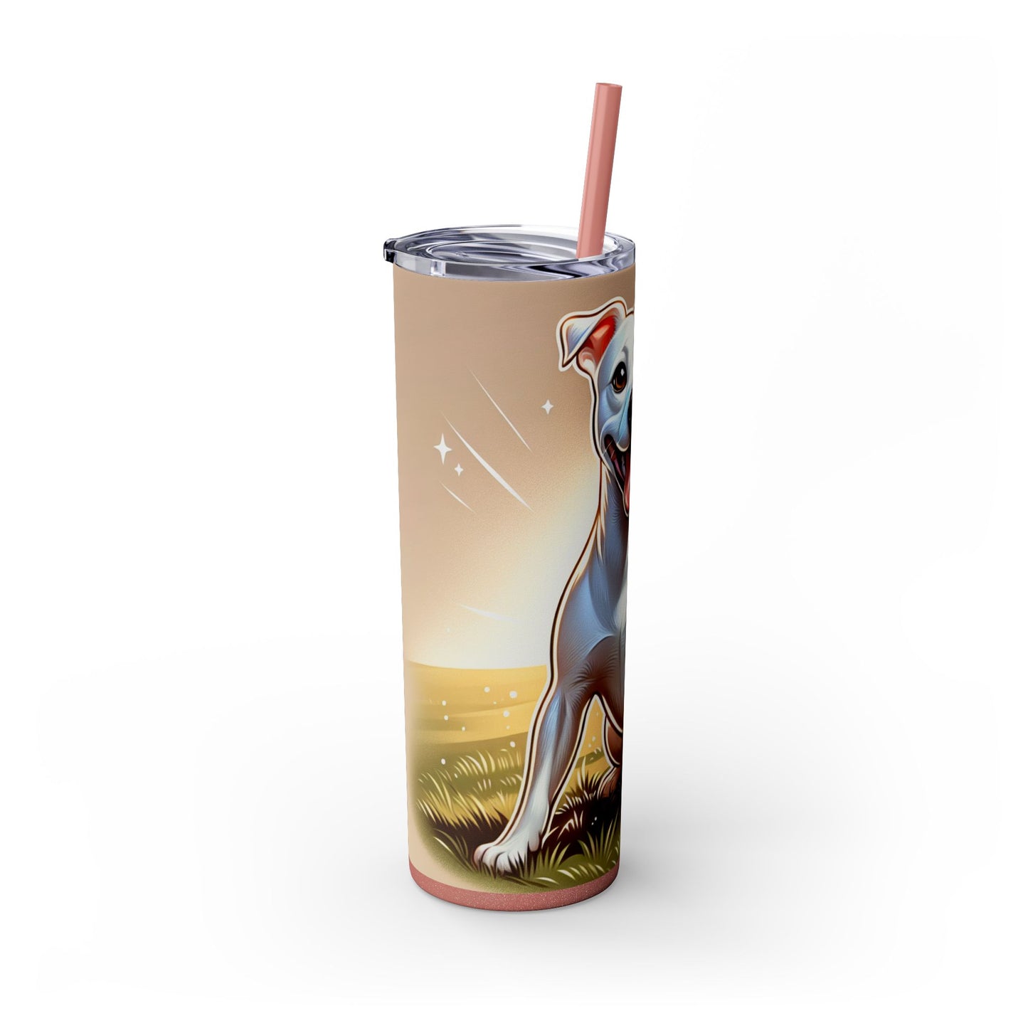 Gull Terrier Tumbler with Straw, 20oz
