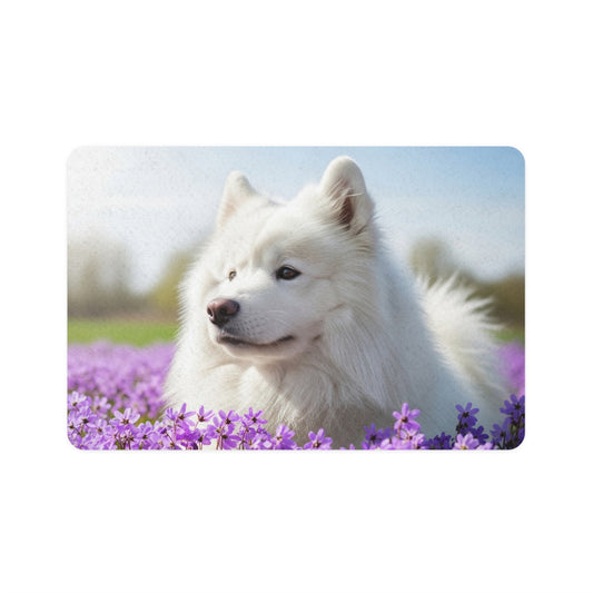 Pet Food Mat (12x18) - Samoyed