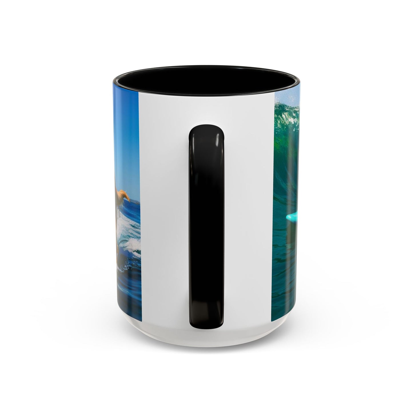 Mug à café Surf Dogs Accent - Cadeau idéal pour les amoureux des chiens