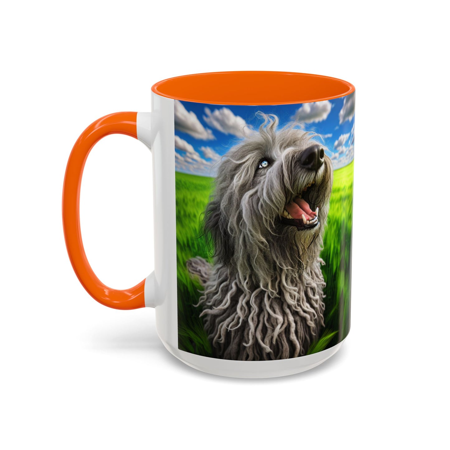 Bergamasco Shepherd Dog Accent Coffee Mug - Perfect Gift for Dog Lovers