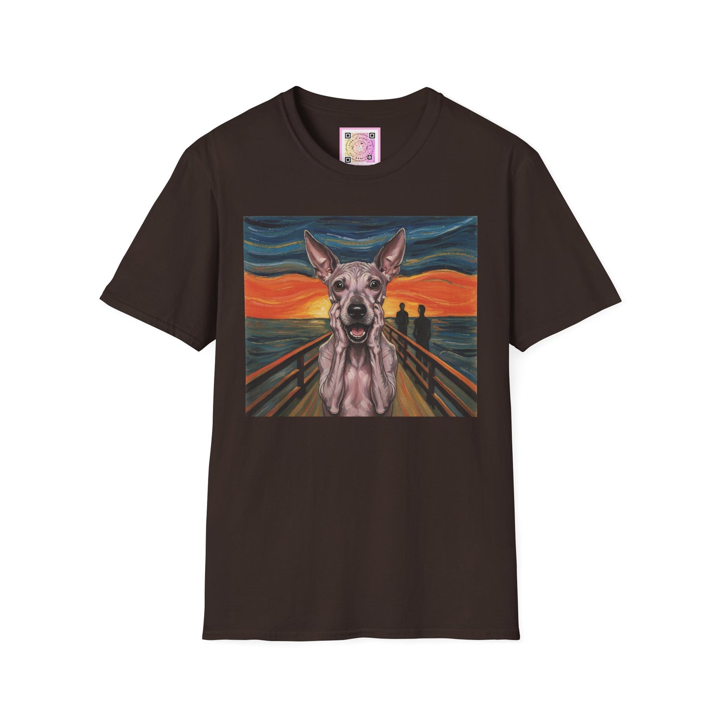 Canine Canvas Collection: Munch Homage Tee Shirt