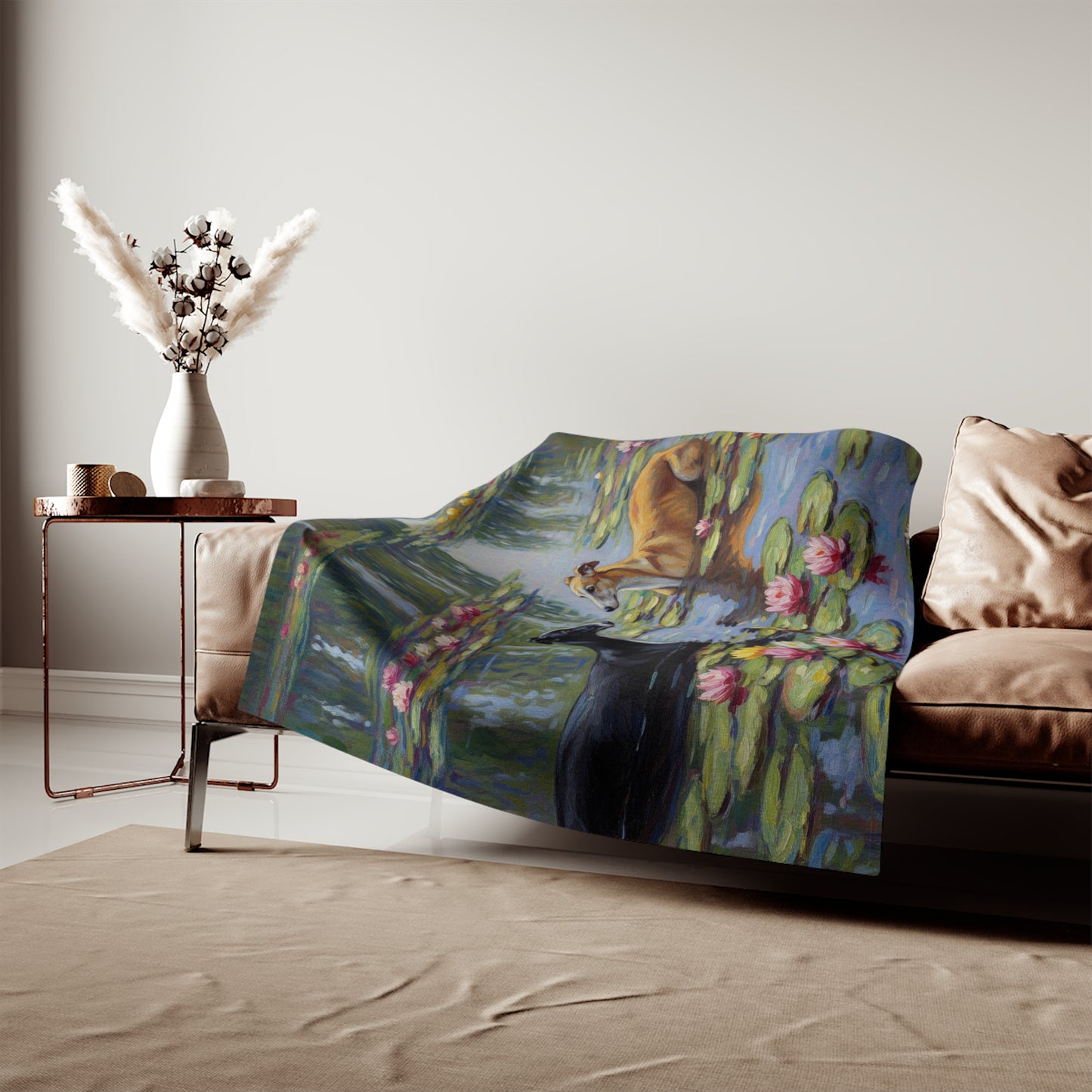 Greyhound Sweatshirt Blanket
