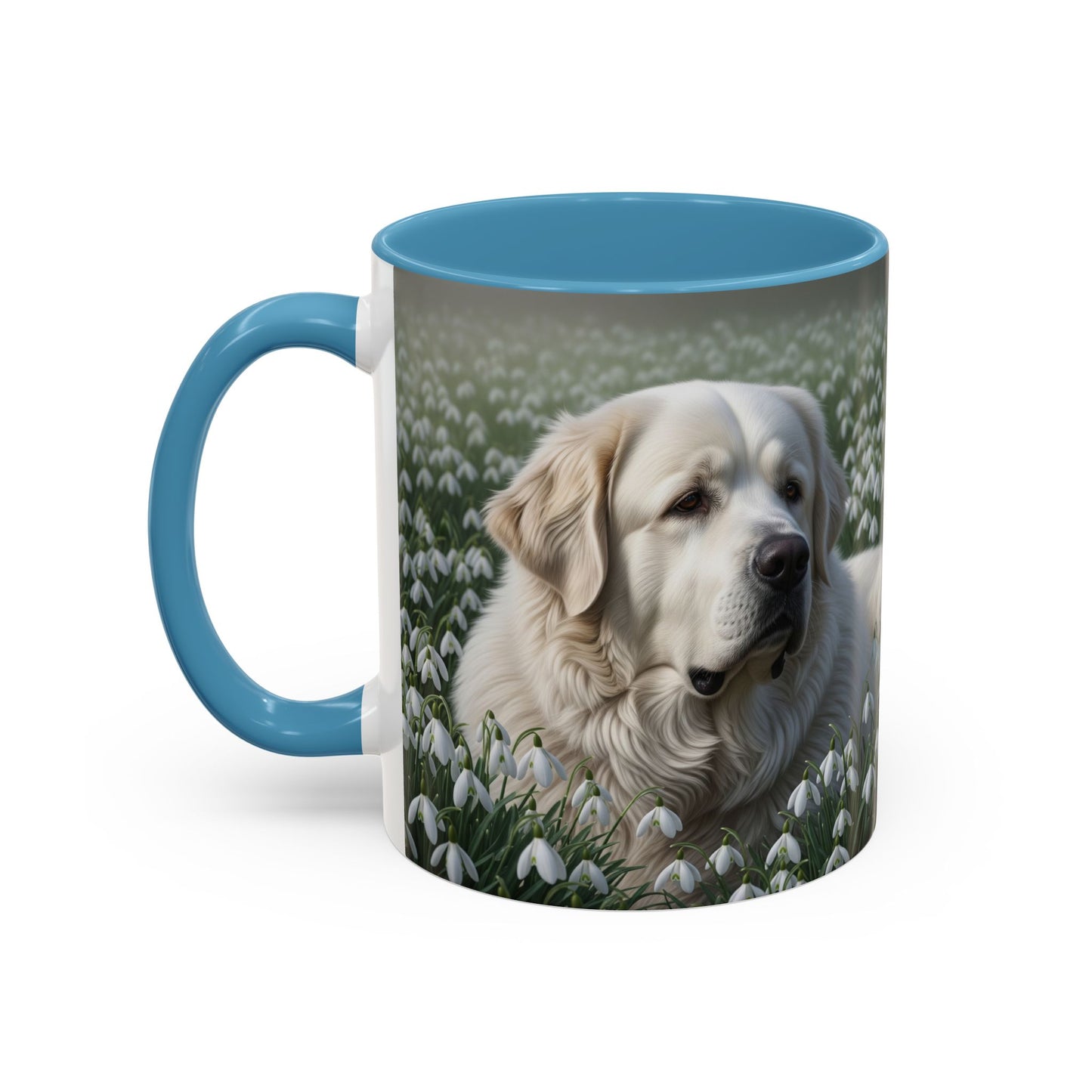 Mug à café avec motif de mastiff des Pyrénées - Cadeau idéal pour les amoureux des chiens