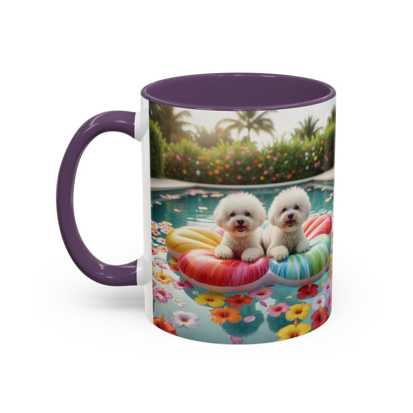 Taza con detalles de Bichón Frisé: el regalo perfecto para los amantes de los perros