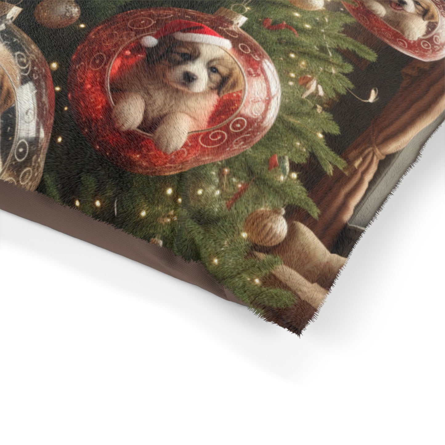 Christmas Puppy Ornament Pet Bed