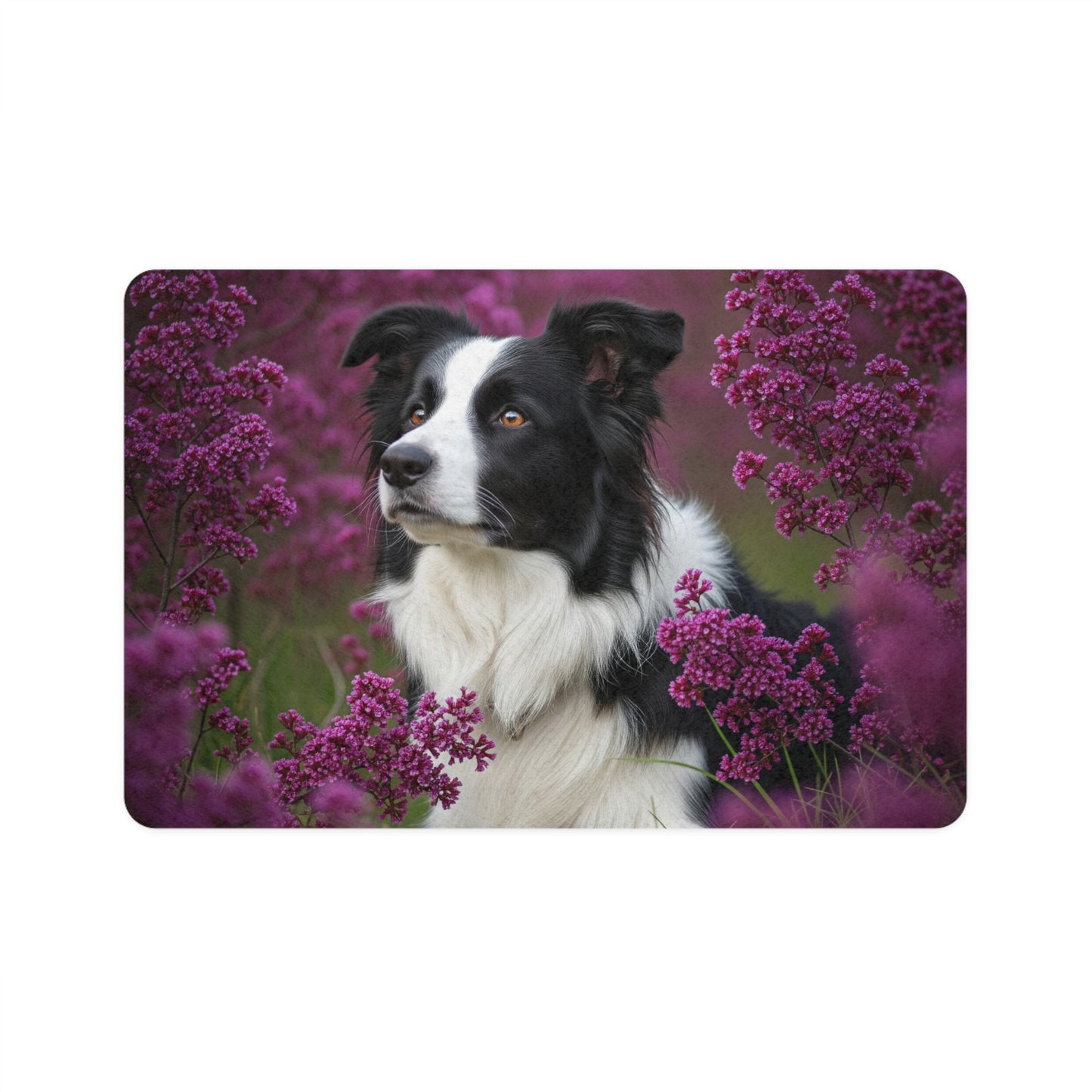 Pet Food Mat (12x18) - Border Collie